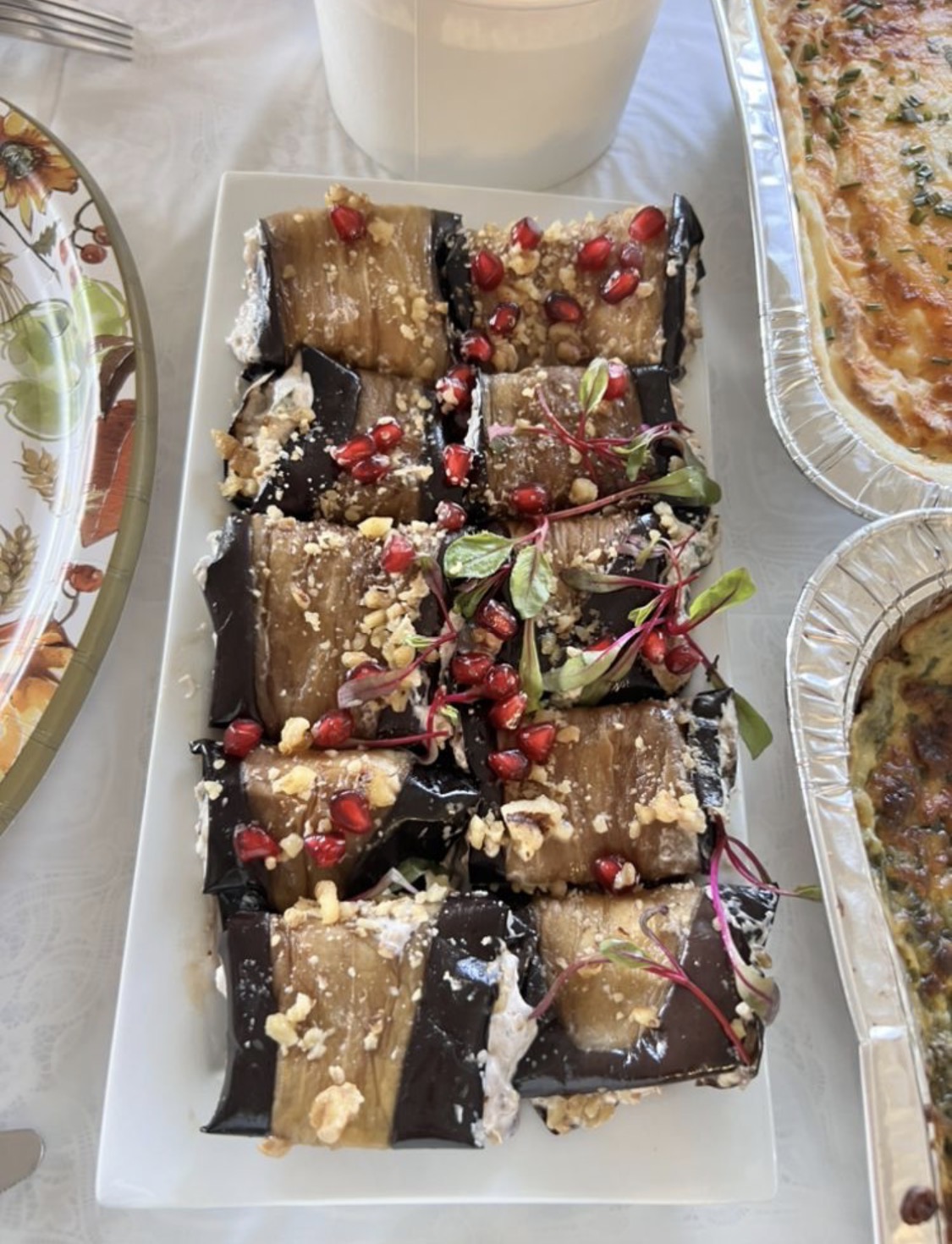 Beautifully presented catering platter
